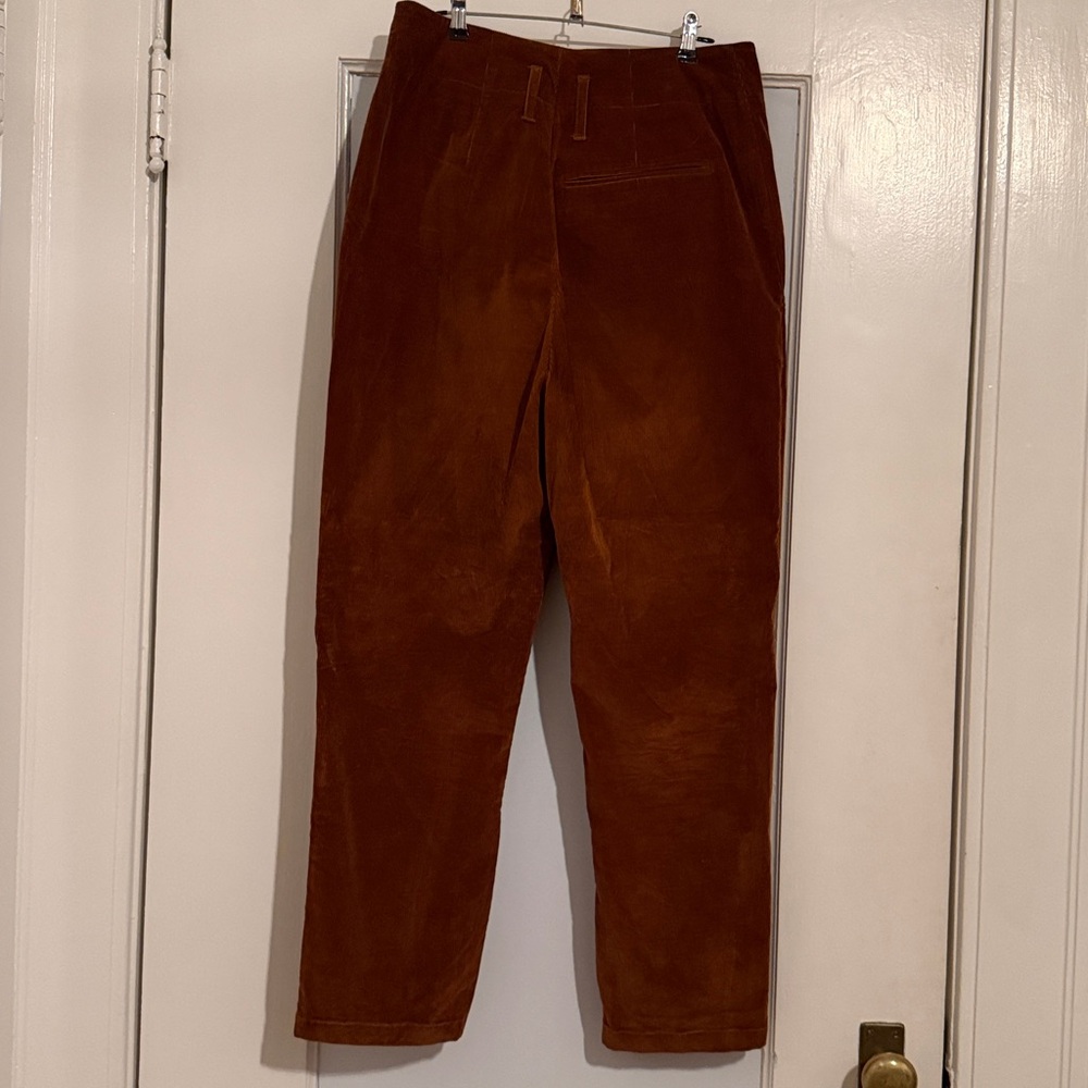 Doen Nelda high rise corduroy pants - Terra Di Sienna - Picture 9 of 9